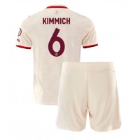 Camisa de Futebol Bayern Munich Joshua Kimmich #6 Equipamento Alternativo Infantil 2024-25 Manga Curta (+ Calças curtas)